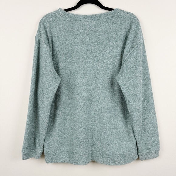 Boxercraft Women's Medium Green Michigan State Spartans Chenille Graphic - Picture 6 of 6